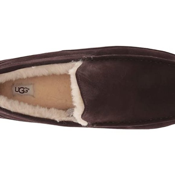 NIB UGG MEN'S ASCOT EXPRESSO SUEDE SLIPPERS 8 - Picture 5 of 5